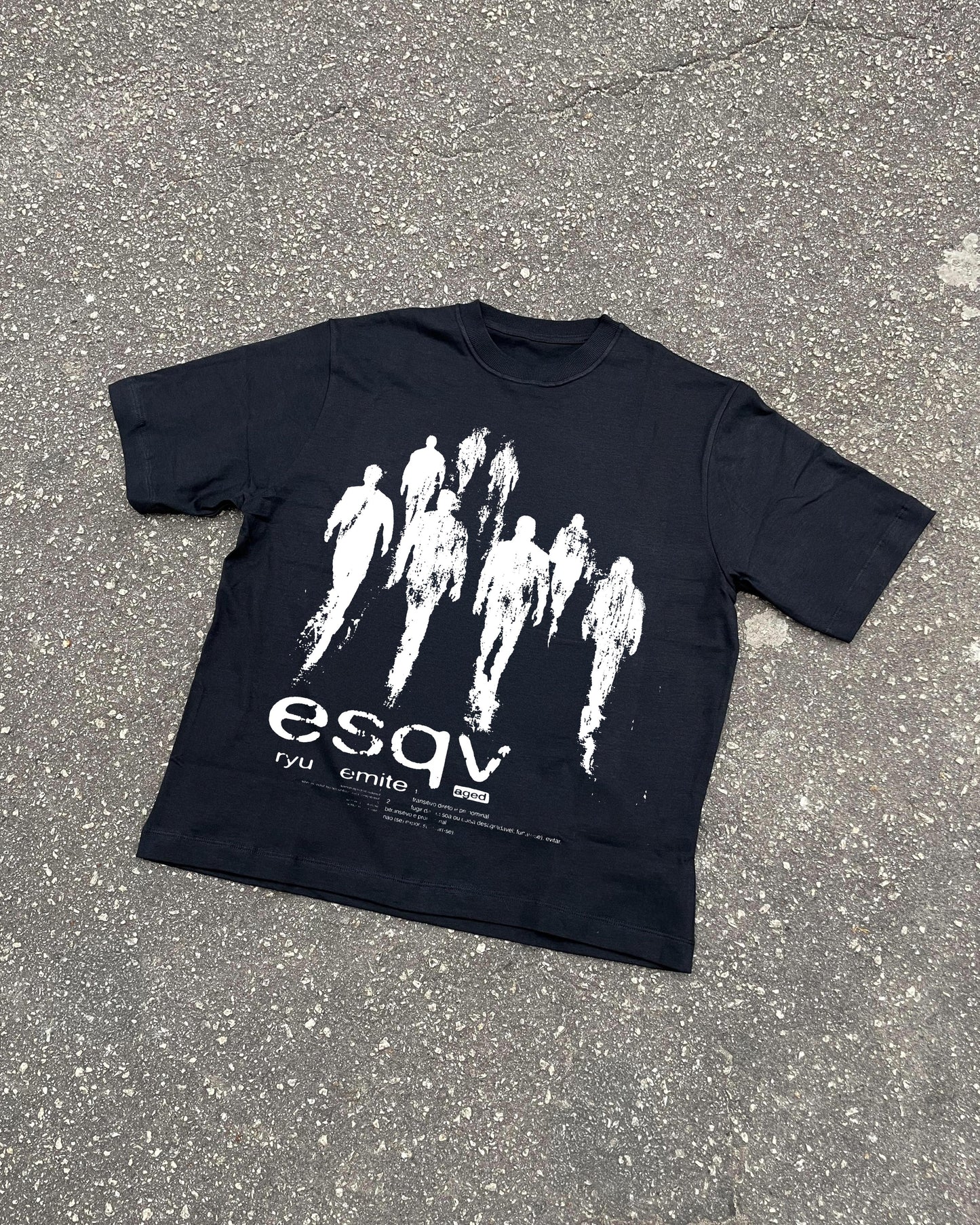 Camiseta Aged "Ryu & Emitê ESQV" - Standard