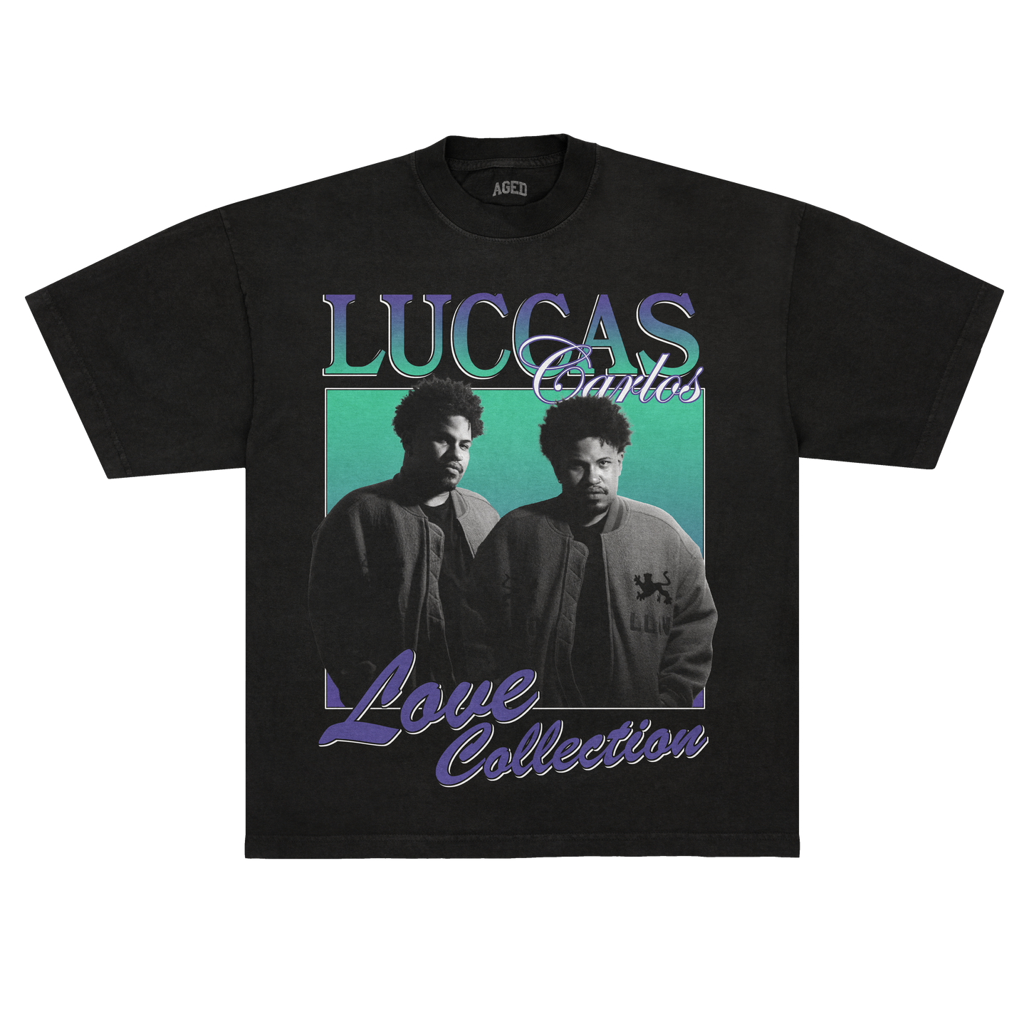 Camiseta Aged "Luccas Carlos Love Collection" - Standard