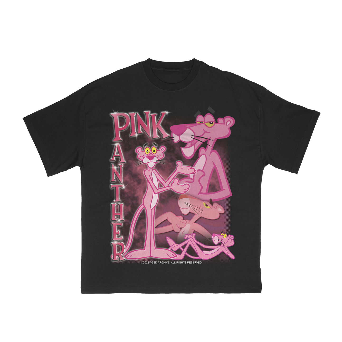 Camiseta Pantera Cor de Rosa